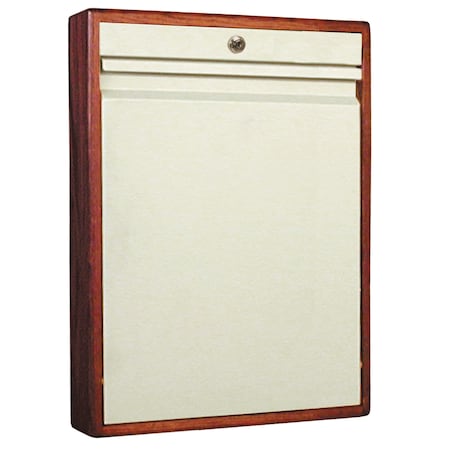 Omnimed Elite Natural Wood Frame Wall Desk In Cherry With Combo Lock (25"HX3 291539_CHR